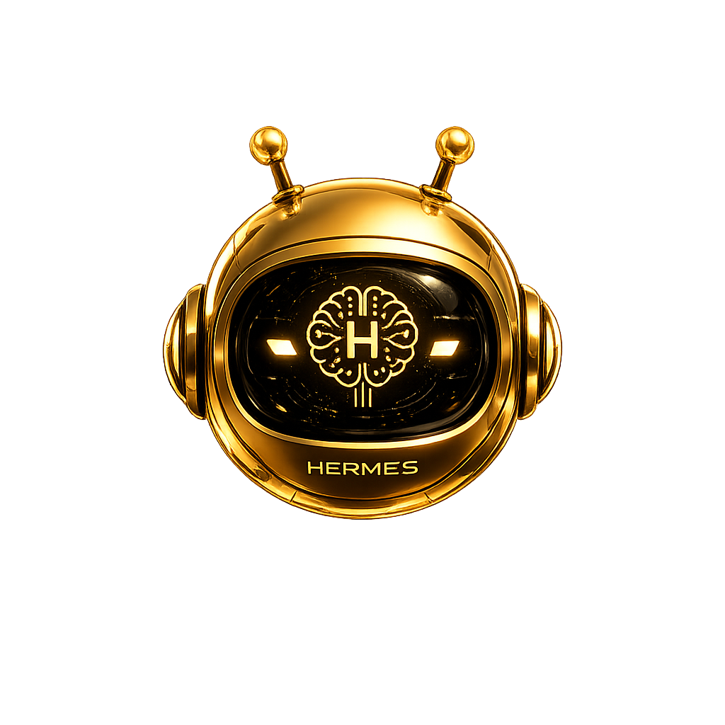 Hermes dourado da curadoria mensal